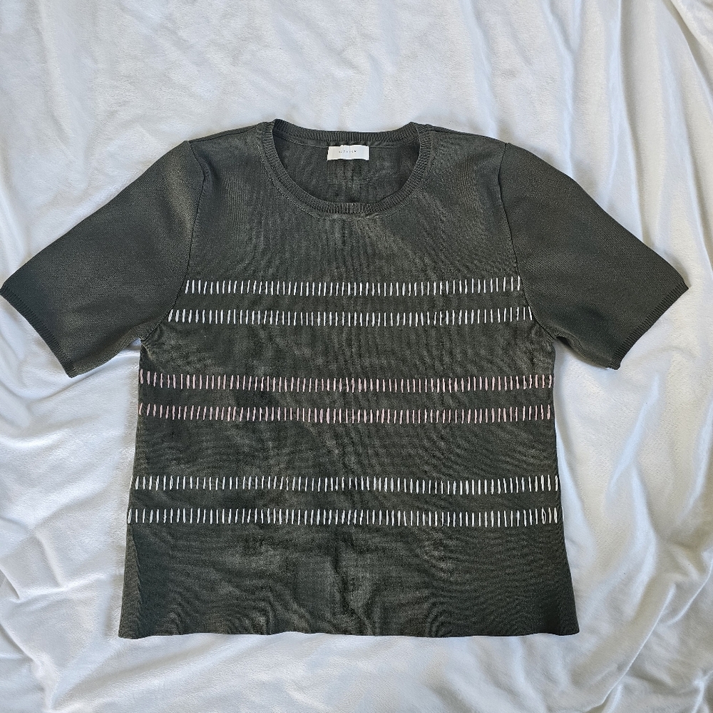 Small . All:Row Embroidered Top
